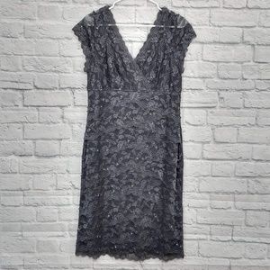 Marina | Grey Beaded/Sequin Dress Formal Dress